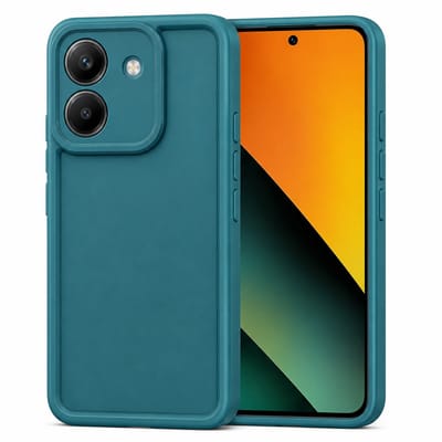 Geschikt voor Xiaomi Redmi Note 14 5G / Poco M7 Pro 5G Hoesje - Siliconen Matte Back Cover - Petrol Blauw