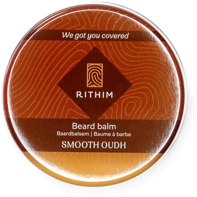 Rithim® Baardbalsem Smooth Oudh 50ml - Baardverzorging - Baard conditioner - Baard balsem - Baard creme - Beard balm
