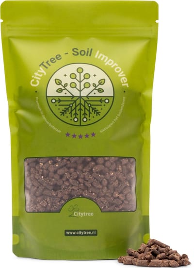 CityTree Soil Improver - Organische Bodemverbeteraar voor tuin - 100% Natuurlijk - Biologische Mest - Grondverbeteraar - Pellets - Zak 500 gram