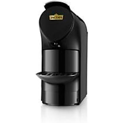 Jacobs Mini capsuleermachine, voor koffie & thee, aparte heetwateruitloop, afwerking in pianolak, tot 600 ml