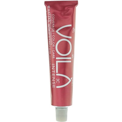 Intercosmo, Voila 3C Intense, Coloration Permanente Cheveux, 5.21 Châtain Clair Perle Irisée, 60 ml