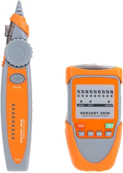 Kabeltester - Draadtester Circuittester - Elektrische Installaties - Instelbare Gevoeligheid - 1 km Transmissie - Zwart