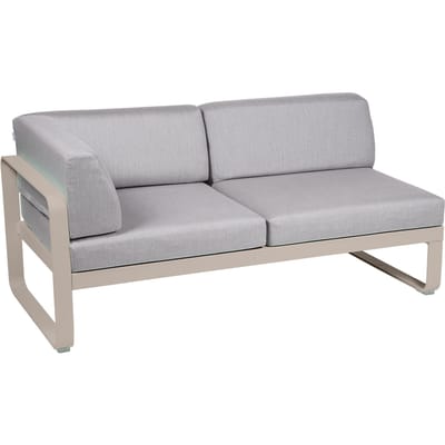 Fermob BELLEVIE hoekmodule links - 14 muskaat - 79 Flanelgrijs