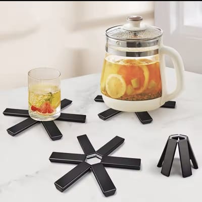 Warmte Onderzetter – Zwart – 1 Stuk – Voor Pannen op Tafel – Modern & Compact Ontwerp - E1.5