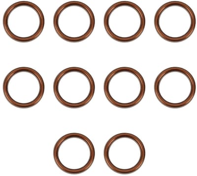 Uitlaatpakking voor Pit Crossmotor - Set van 10 Aluminium Uitlaatpakkingen - Geschikt voor XR50 CRF50 - ATV accessoires