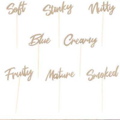 Ginger Ray - Gold Christmas - Kaasprikkers (8 stuks) SPRK-139