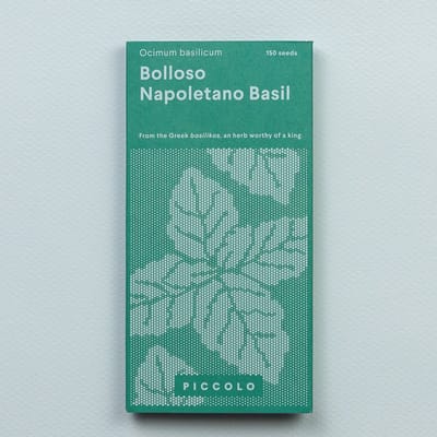 Basilicum Bolloso Napoletano Zaden - Basil Bolloso Napoletano - Piccolo Seeds - 150 zaden - Kruidenzaden Moestuin zaden - Basilicum zaden