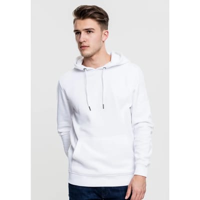 Urban Classics - Basic Sweat Hoodie/trui - L - Wit
