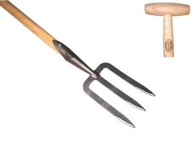 De Wit Handgreepje Met Essen T-steel 80 Centimeter