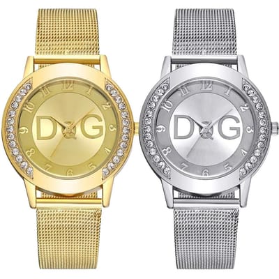 Montres de luxe pour femmes Avec diamants Design numérique simple Montre à quartz pour dames Décontractée Bracelet en maille dorée Montre pour femmes Bracelet beige