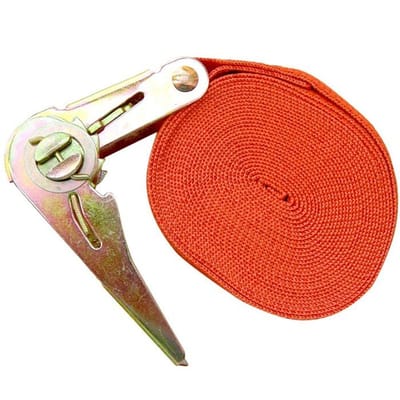 XL PERFORM TOOLS – 25 mm – Spanband met ratel – 5 m – S-haken