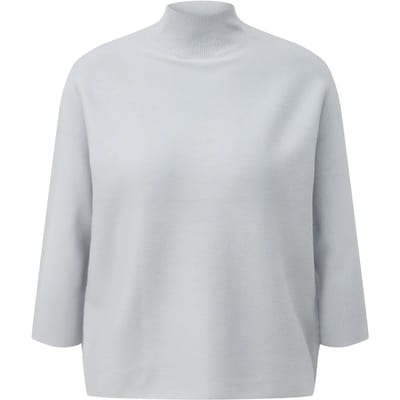 Pullover met hoge kraag in fijne brei met vleermuismouwen dames COMMA