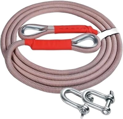 Sleepkabel Auto - Touw met Haken - Voertuig Verplaatsen - Heavy Duty Ontwerp - 50g - Zwart