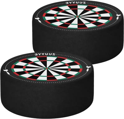 Dartbord Houder en Stand – Set van 2 Mini Dartboard Holders voor Darts, Opslag en Accessoires, 10cm Ø, 4cm Dikte