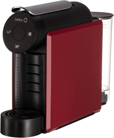 Koffiezetapparaat - Mini machine - Snelle koffie - Compact en veelzijdig - 1200 Watt - Rood