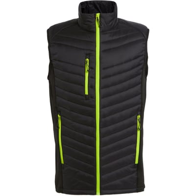 Regatta Heren Navigate Gewatteerd Hybride Gilet (Zwart/Lijkgroen)
