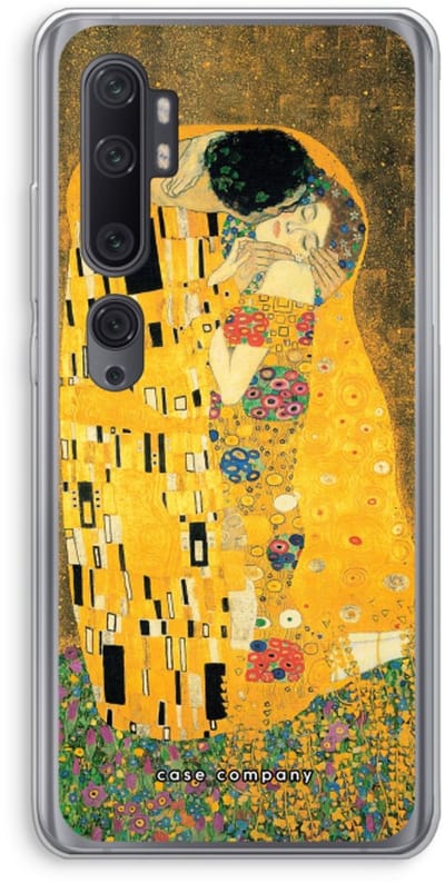 Case Company® - Hoesje geschikt voor Xiaomi Mi Note 10 hoesje - Der Kuss - Soft Cover Telefoonhoesje - Bescherming aan alle Kanten en Schermrand