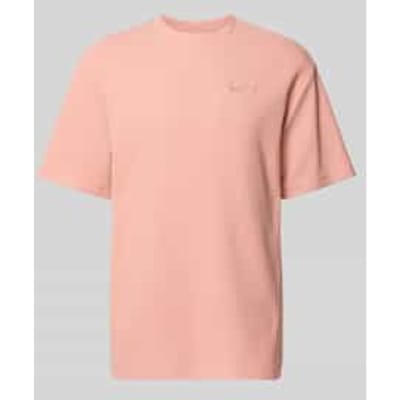 oversized fit T-shirt met structuurpatroon