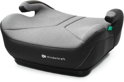 Kinderkraft I-BOOST 2 i-Size - Zitverhoger - Autostoel Booster - 125-150 cm 22-36 kg – 6-12 Jaar – R129 Goedgekeurd – Grijs