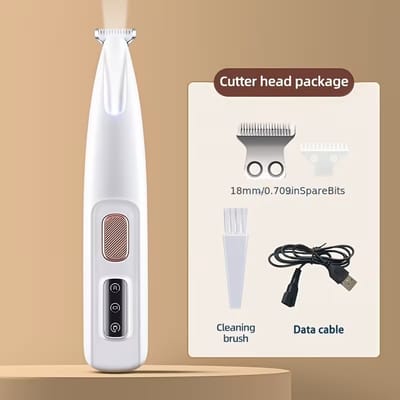 Hondentrimmer voor Poten - Poottrimmer & Nageltrimmer voor Honden - Micro-Precisie Trimmer voor Huisdieren - Elektrische Trimset voor Poten, Ogen, Oren, Gezicht & Billen (1 Set)-Belle's product