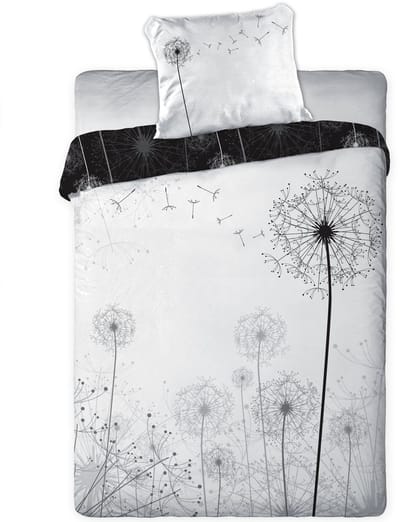 Dreamee Dekbedovertrek Paardenbloemen 140 x 200 cm 70 x 90 cm - 100% katoen