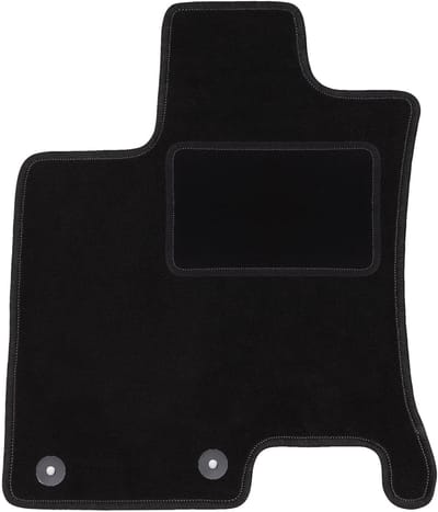 Bestuurdersmat zwart voor: Nisan Qashqai +2 crossover (2008-2013)