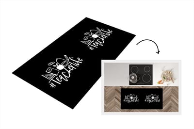 Keukenloper - Loper keuken - Quotes - Spreuken - School - #Teacherlife - 120x60 cm - Keukenloper vinyl