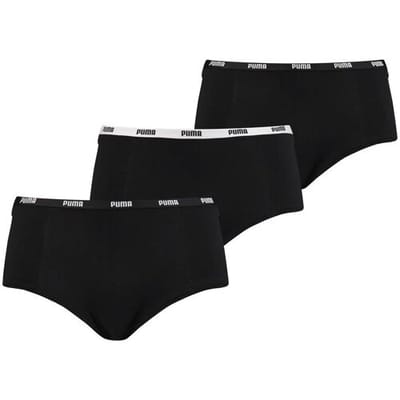 Puma Mini Short Dames Zwart 3-Pack -M