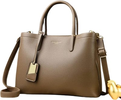 Bovista Handtas Dames - Schoudertas - School - Shopper - Schooltas - Werktas - Khaki