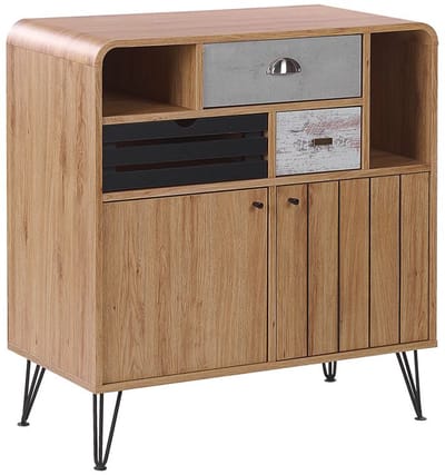 KYLE - Sideboard - Lichte houtkleur - Vezelplaat