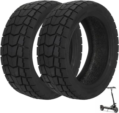 10 x 2.75-6.5 off-road tubeless banden voor elektrische scooters, vervangingsbanden voor optimale grip, lekbestendig en slipvrij (2-pack)