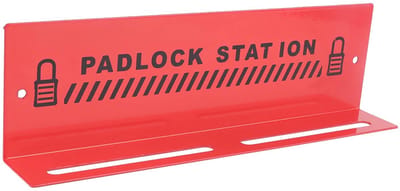 Dailygoods- Hangslotstation Rood Stalen Wandgemonteerd - Lockout Tagout Station - Hoogwaardige Duurzaamheid - Eenvoudig te Beheren - Veiligheidsoplossing - Geschikt voor Werkstations - Slotbeheer