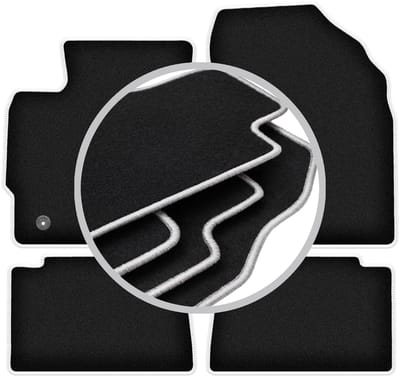 CARLUX-SILVER automatten voor: Toyota Corolla XI E16 hatchback, sedan (2013-2019)