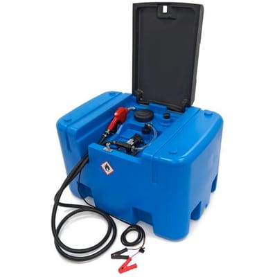 HBM mobiele dieseltank, 400 L, 12 V