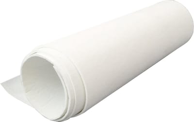 Vlamvertragend isolatiepapier van keramische vezel, isolatie, vlamvertragend, bestand tegen hoge temperaturen voor vuurvaste stenen, ovens, slotenmakers (100 x 61 cm, dikte: 8 mm)