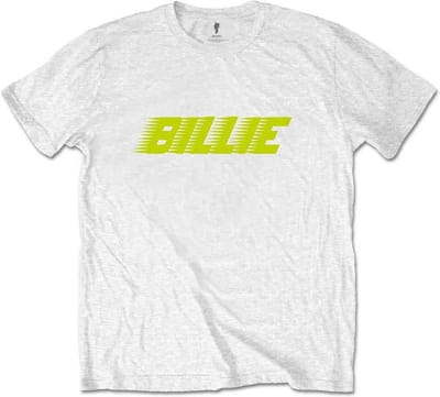 Billie Eilish - Racer Logo Heren T-shirt - S - Wit