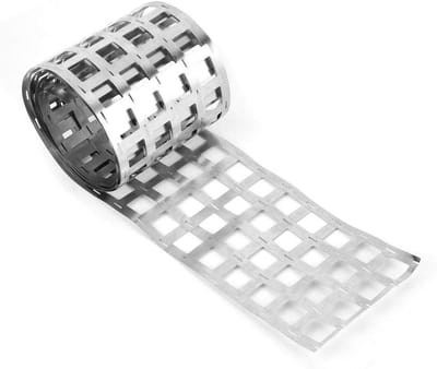 Nickel Tape 1M 0.15mm Geplateerd Staal voor 18650 Soldeertab en Lithium Batterij Spotlassen - Perfect voor Elektronica en DIY Projecten