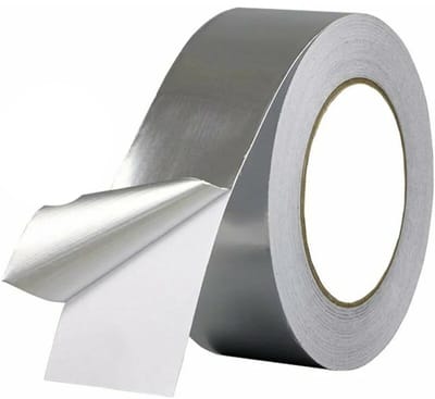 Tape - isolatietape - afdichtingstape - aluminiumfolie - zilver - 5cm*20m*0.06mm - Isolatie - hittebestendig - waterdichte - Hoge Temperatuur