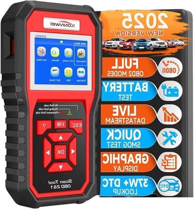 Auto Diagnose Apparaat - Foutcode Lezer - Problemen Opsporen - Live Data Weergave - 2.8 Inch Scherm - Zwart