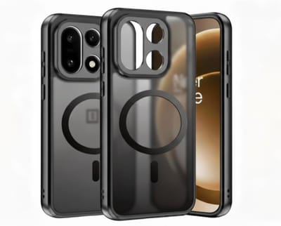 Hoesje Geschikt voor OnePlus 15 - Zwart - Geschikt voor MagSafe - Casemania Matte Armor Magnetisch Back Cover - Telefoonhoesje met Camera Bescherming