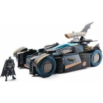 DC Batman - Transformerende Batmobile 2-in-1 Batman-speelset met uniek Batman-figuur en Glider met licht en geluid