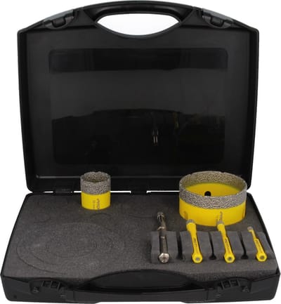 Profit gatzaag set diamond dry 5-delig - koker - centreerboor ZK 10mm