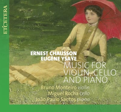 Bruno Monteiro, João Paulo Santos, Miguel Rocha - Music For Violin, Cello And Piano (CD)