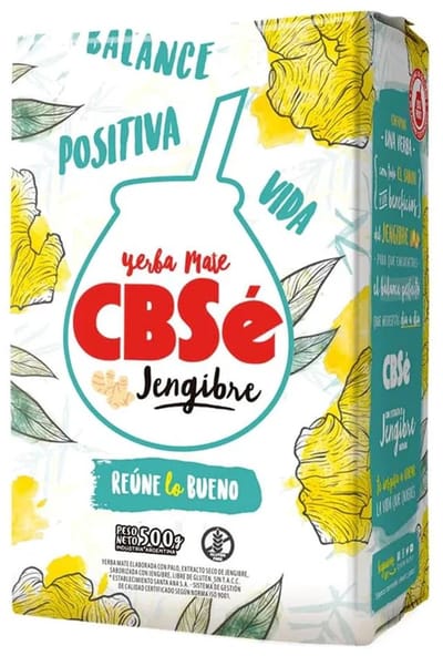 CBSé Jengibre (Gember) - Argentijnse Yerba Mate - 500 gram Mate Thee