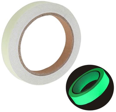 Fluorescerende Tape 10m x 1.5cm - Luminous Adhesive Waarschuwingsband voor Veiligheid en Markering - Groene Lichtgevende Tape