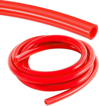Siliconen Slang voor Vacuüm, 5 mm ID x 8 mm OD, Lengte 3 m, Geschikt voor Turbo en Inlaatverbindingen, Inclusief Luchtpomp Indicator