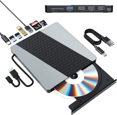 Draagbare Externe DVD Speler voor Laptop - DVD Burner