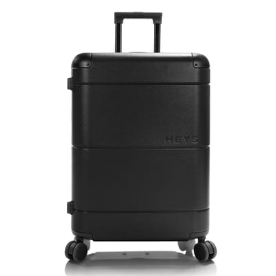 Heys Zen 4 wielen Trolley M 66 cm met uitbreidingsplooi - Harde bagage - TSA slot - black