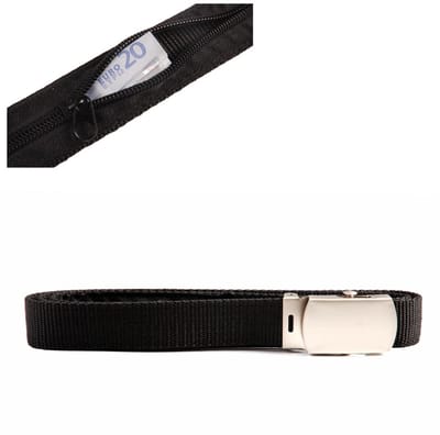 Fostex Garments - Money web belt (kleur: Zwart / maat: NVT)