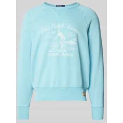 Sweatshirt met labelprint
